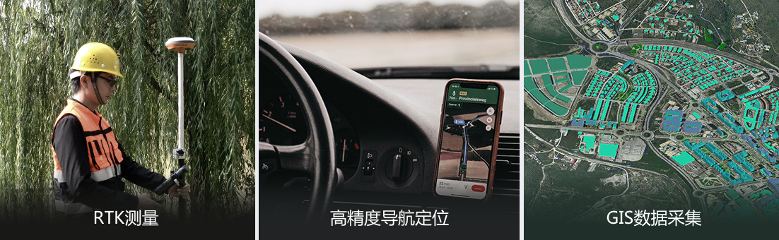 適用于RTK測量、高精度導(dǎo)航定位、GIS數(shù)據(jù)采集