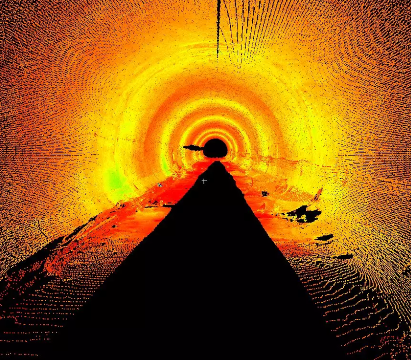 刪除通風(fēng)管、人員走動(dòng)等噪聲點(diǎn)云